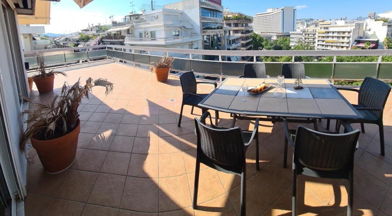 Downtown, Penthouse Apartment With Great View, Pagkrati Atene Esterno foto