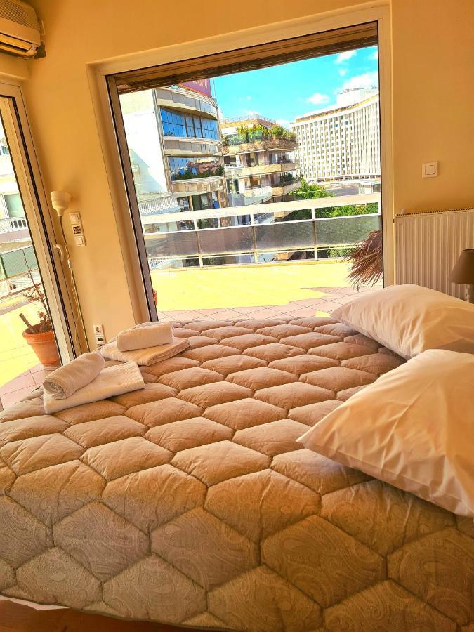Downtown, Penthouse Apartment With Great View, Pagkrati Atene Esterno foto