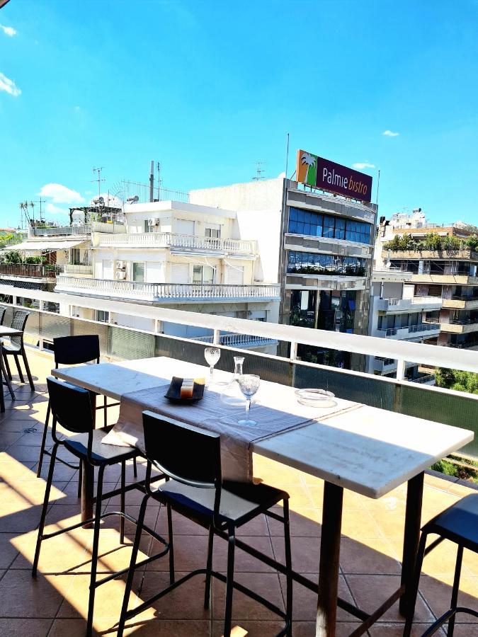 Downtown, Penthouse Apartment With Great View, Pagkrati Atene Esterno foto